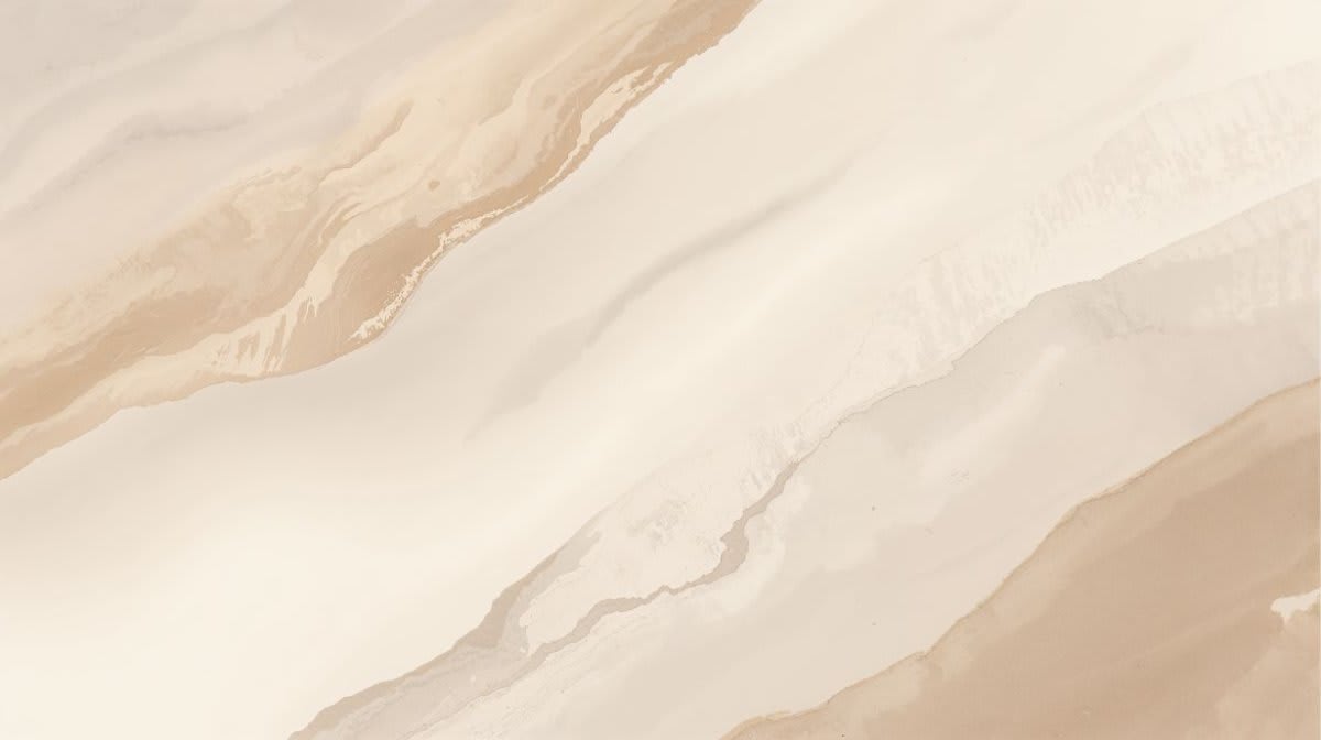 Refined minimalist Soft Beige marble veining featuring stone texture and a soft beige wash - Wall Mural & Peel and Stick Wallpaper for Minimalist Interiors and Premium Home Styling.