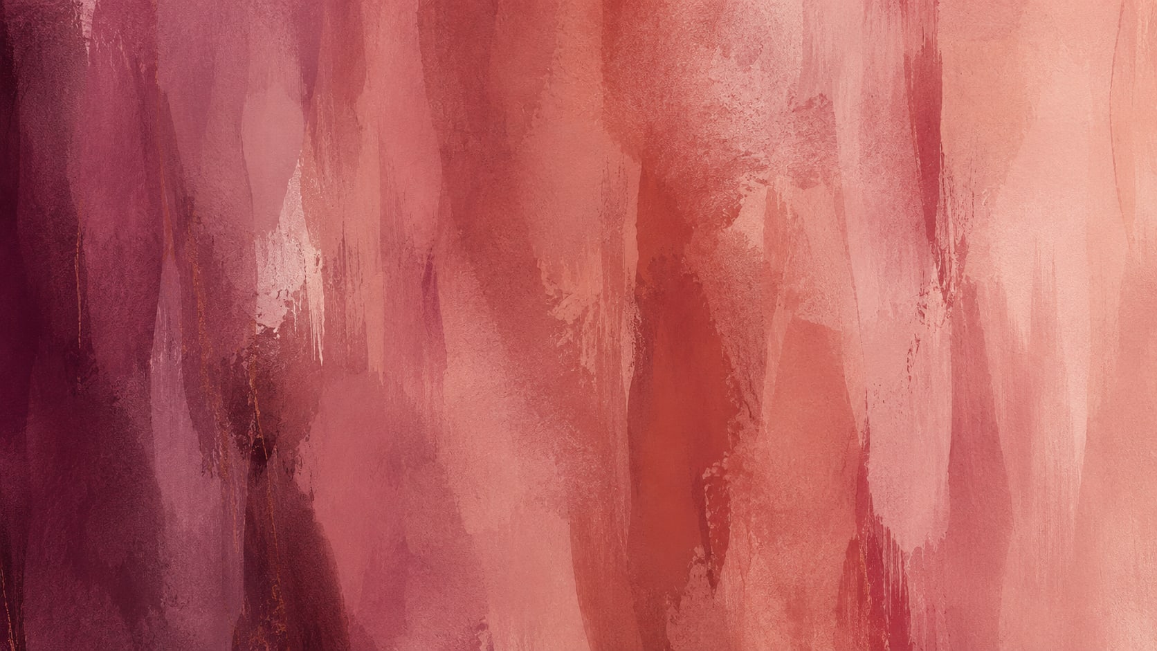 Refined painterly Coral abstract brushstrokes featuring textured tonal layers - Wall Mural & Peel and Stick Wallpaper for Painterly Interiors and Premium Home Styling