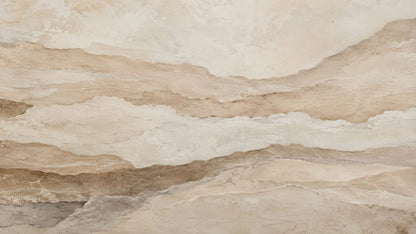 Organic Refined Beige Stone Texture featuring layered surface detail - Wall Mural & Peel and Stick Wallpaper for Textured Interiors and Premium Home Styling