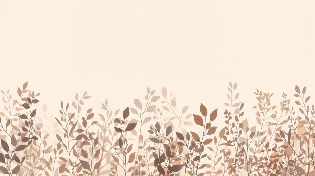 Autumn Silhouette - Neutra Accent Wall Mural Wallpaper - Recoat