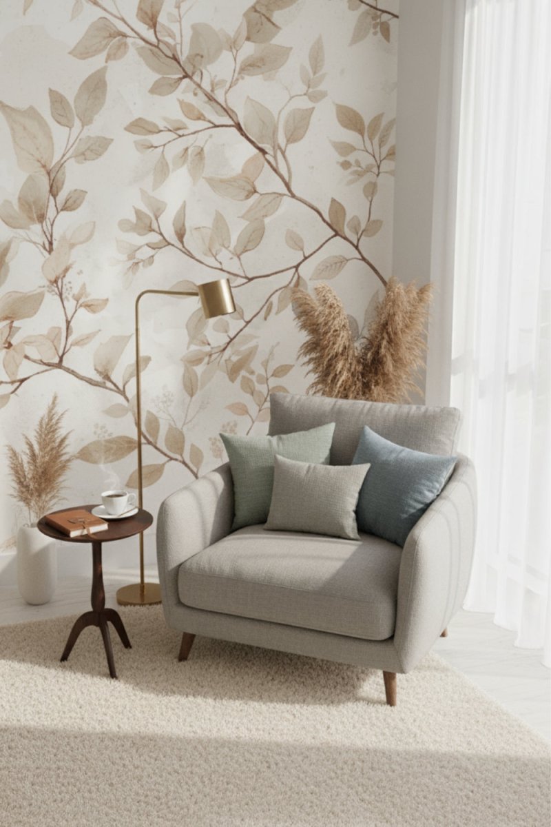 Bohemian Dreams - Botanical Accent Wall Mural Wallpaper - Recoat