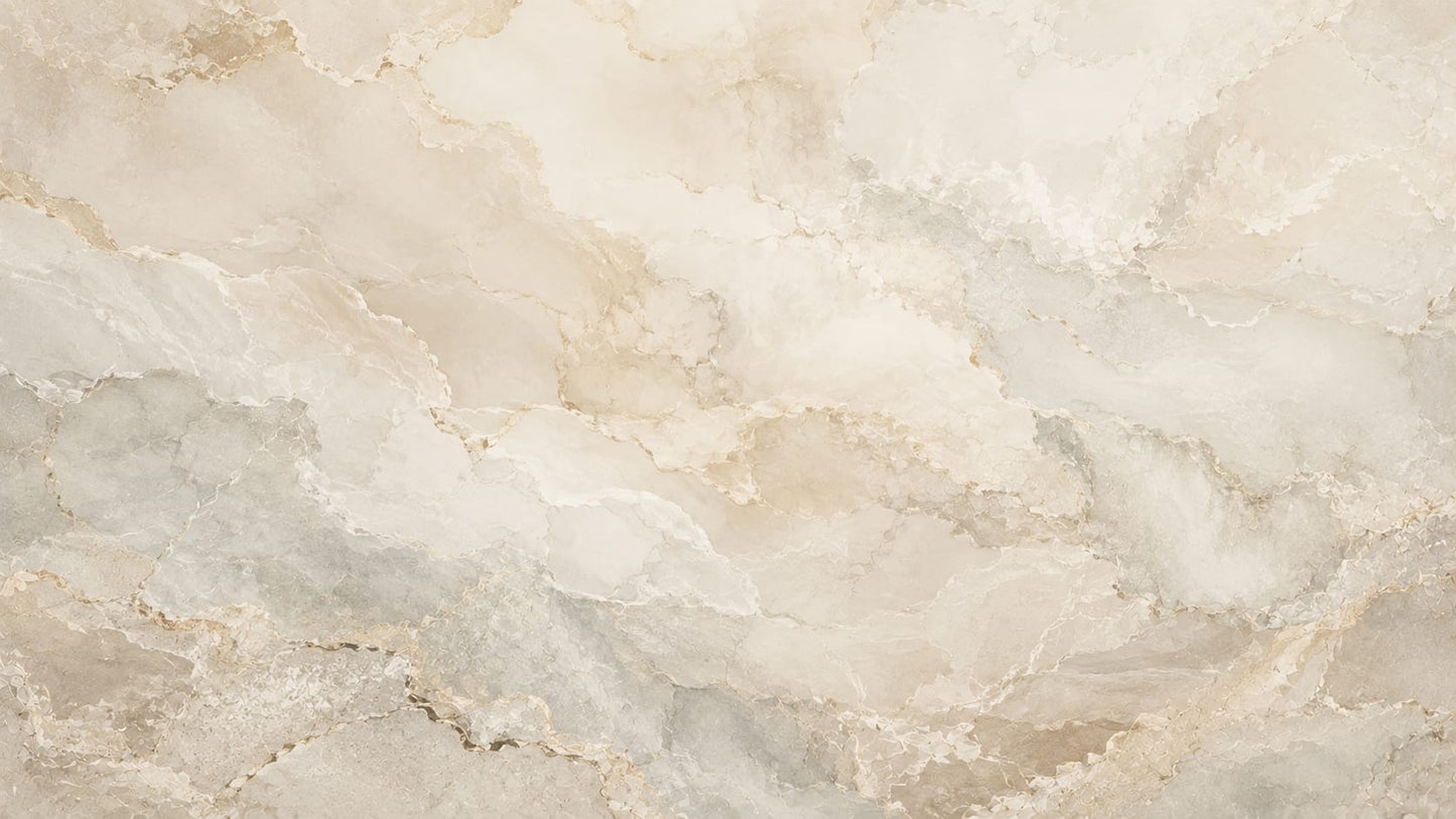 Refined luxurious Cream marble pattern featuring subtle veining - Wall Mural & Peel and Stick Wallpaper for Textured Interiors and Premium Home Styling
