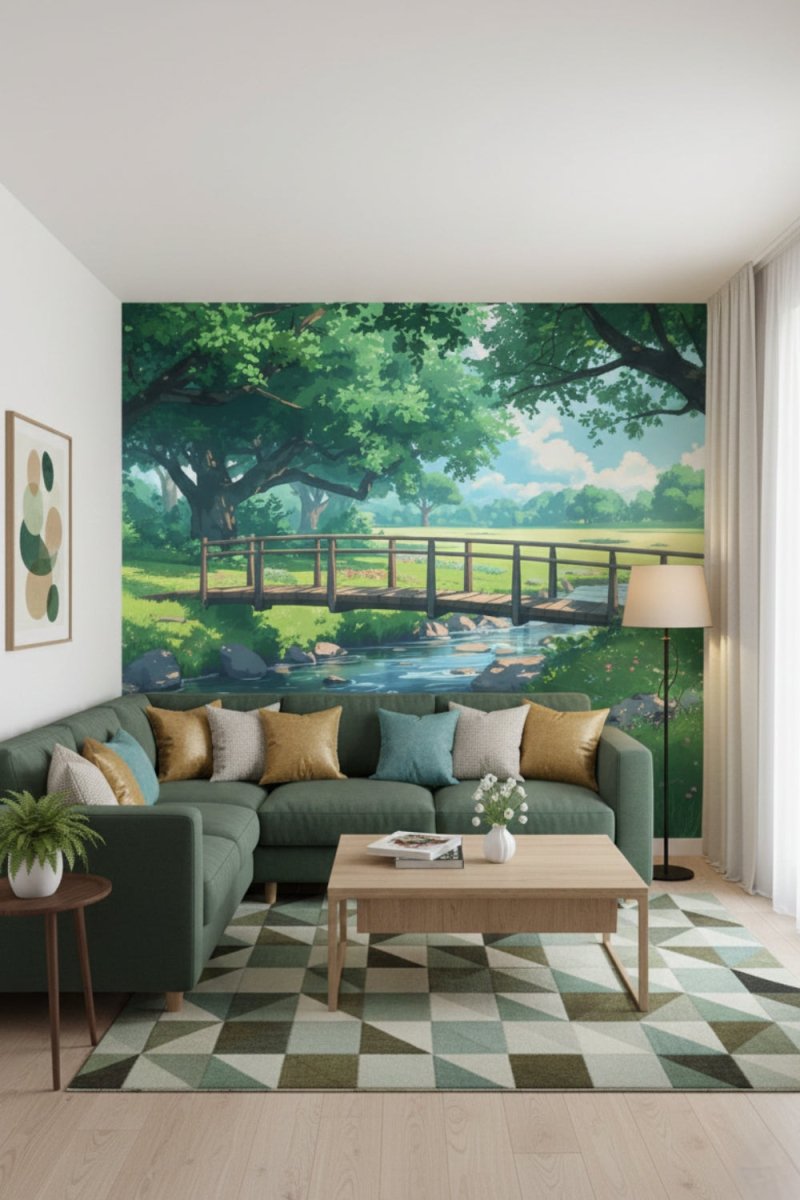 Enchanted Forest - Dreamy Landscape Accent Wall Mural Wallpaper - Recoat