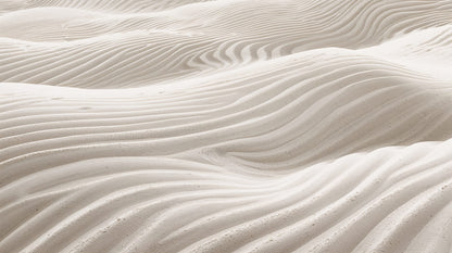 Minimalist serene Sand sand dunes featuring desert landscape and wind ripples - Wall Mural & Peel and Stick Wallpaper for Minimalist Interiors and Premium Home Styling.
