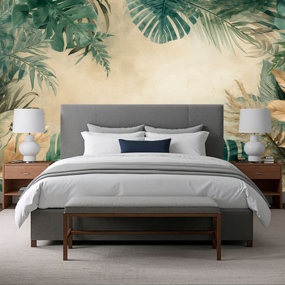 Jungle Serenade - Jungle Landscape Accent Wall Mural Wallpaper - Recoat