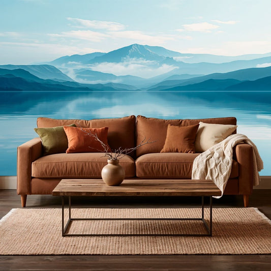 Lake View - Dreamy Landscape Accent Wall Mural Wallpaper - Recoat