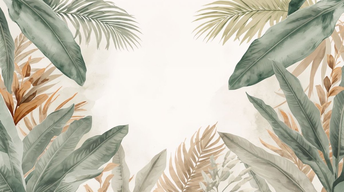 Tropical Canopy - Jungle Landscape Accent Wall Mural Wallpaper - Recoat