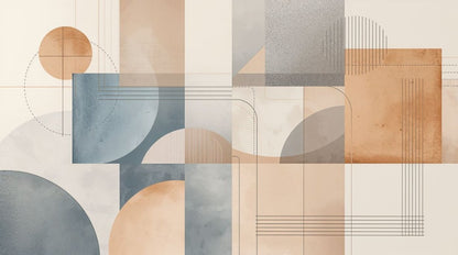 Urban Lines - Geometric Abstract Accent Wall Mural Wallpaper - Recoat